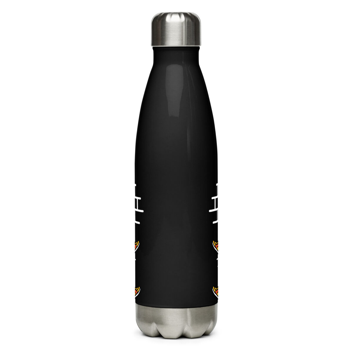 stainless steel water bottle black 17oz back 6499c197a1c01