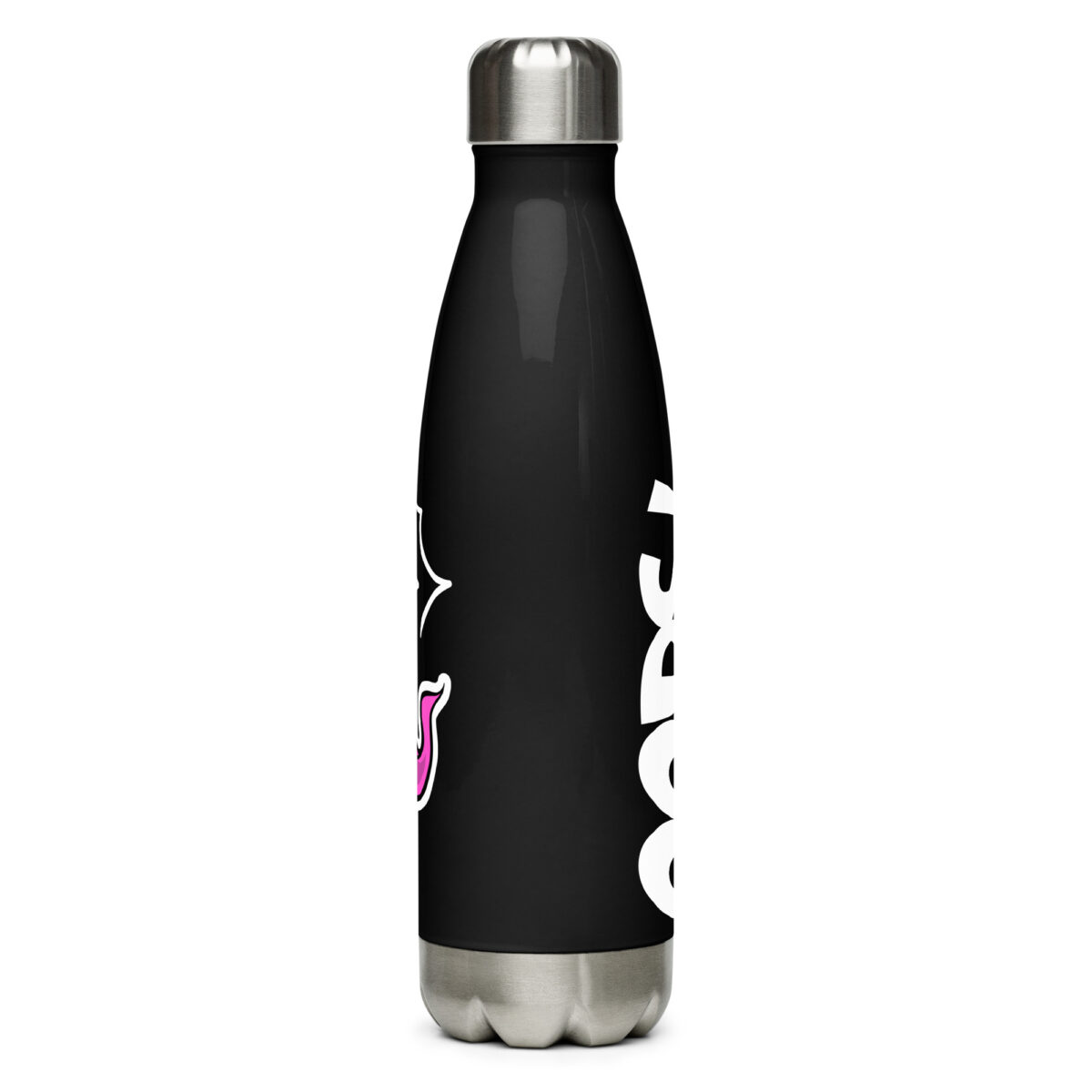 stainless steel water bottle black 17oz back 6499c66939e27