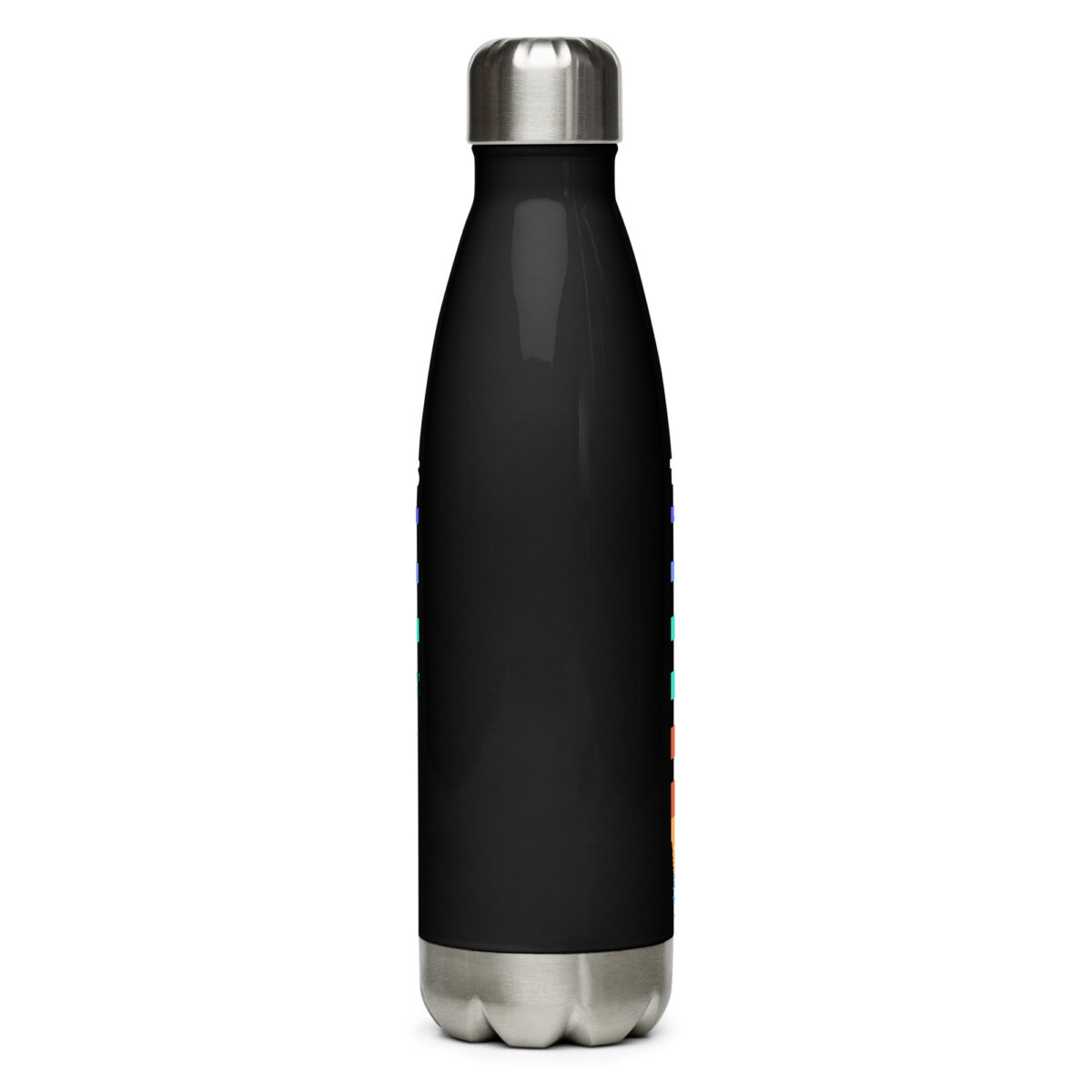 stainless steel water bottle black 17oz back 649ab9473468a