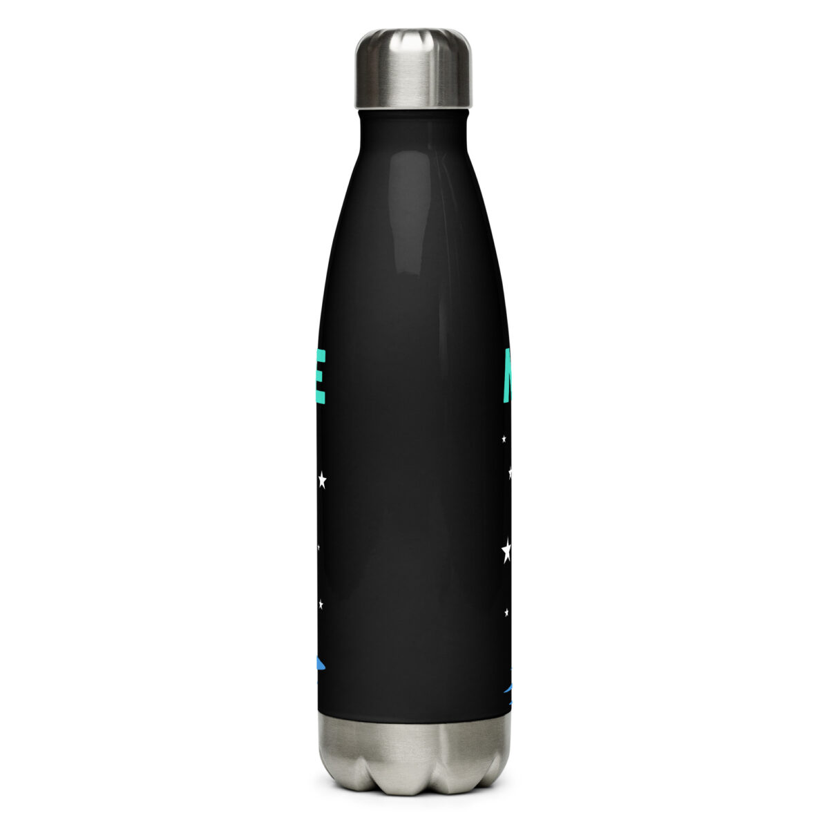 stainless steel water bottle black 17oz back 649abdefa3cf3