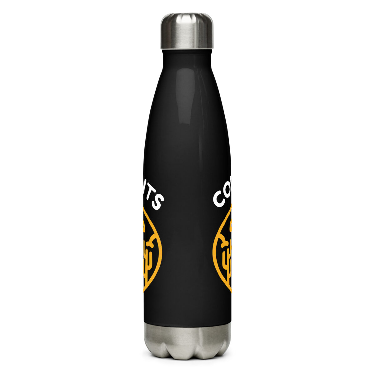 stainless steel water bottle black 17oz back 649d8b0defcfe