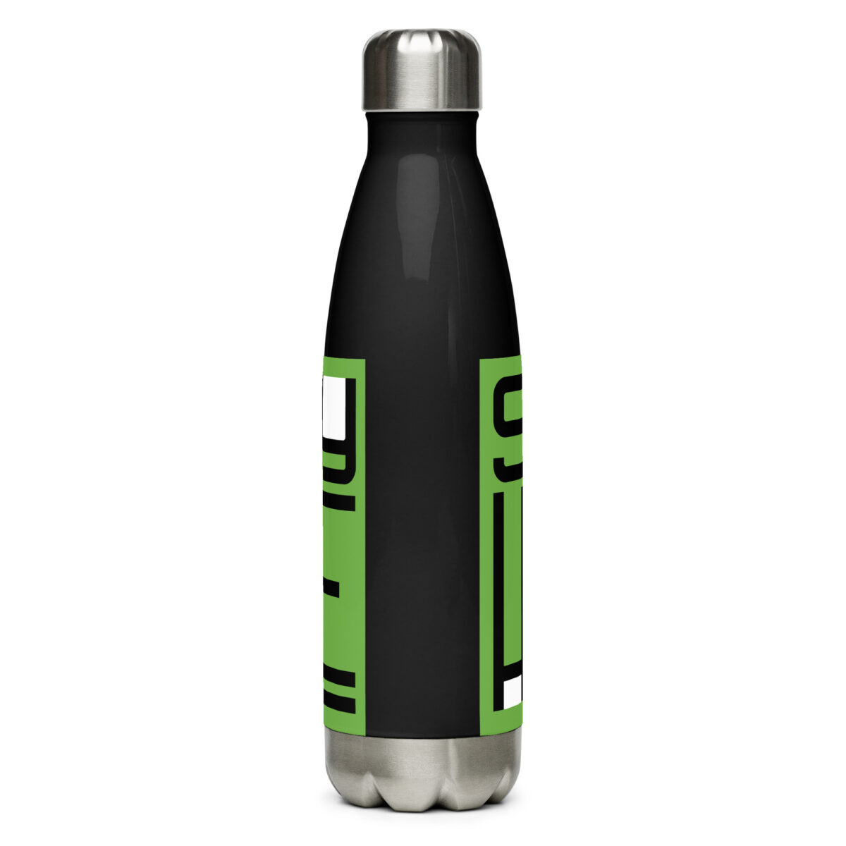 stainless steel water bottle black 17oz back 649dbd06e6ed1