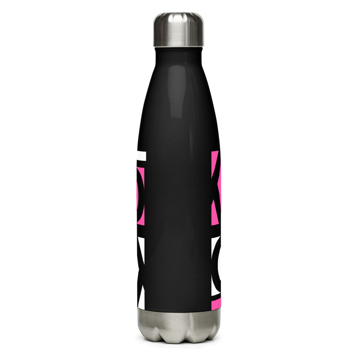 stainless steel water bottle black 17oz back 649dc423d6c1b