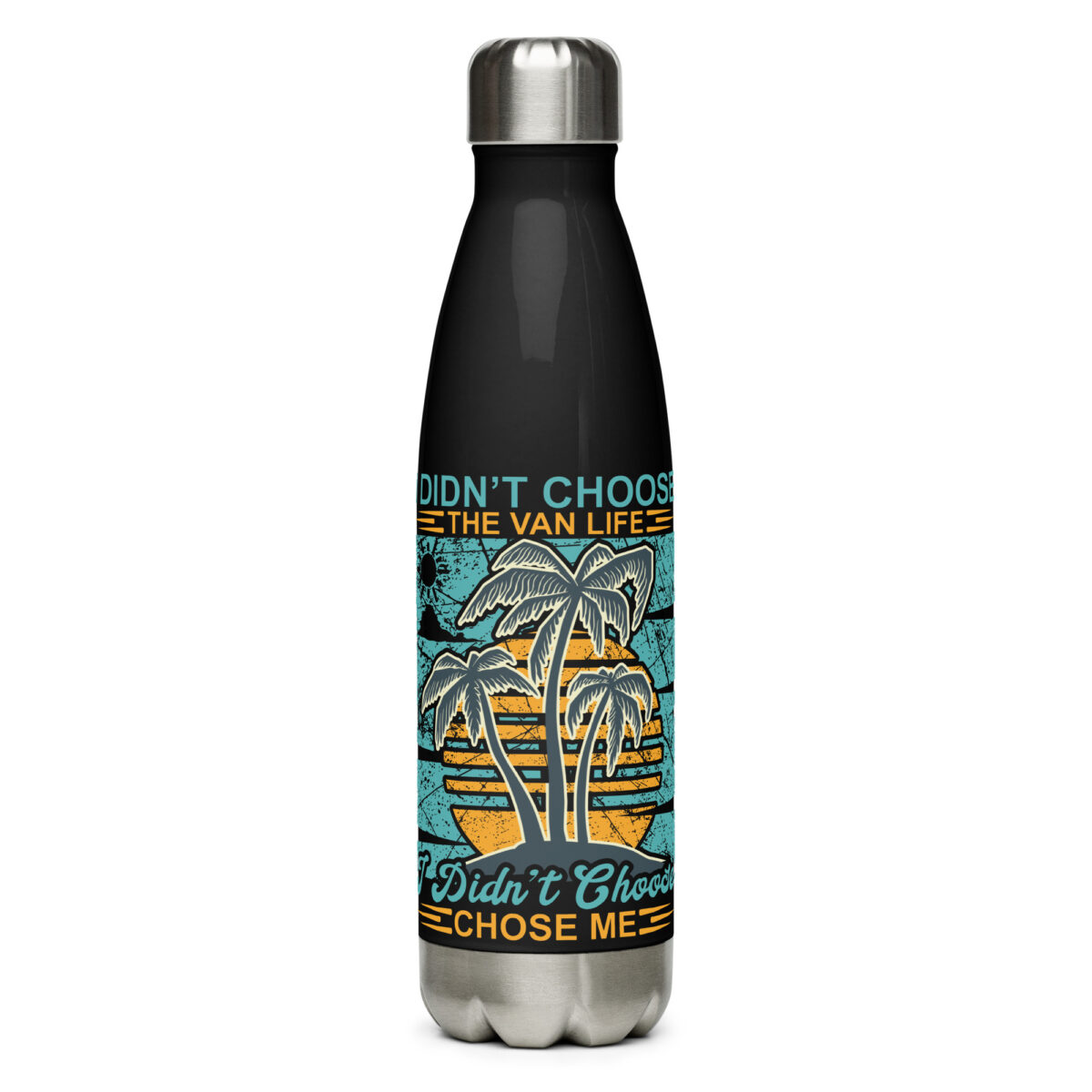 stainless steel water bottle black 17oz front 649db297ecf7c