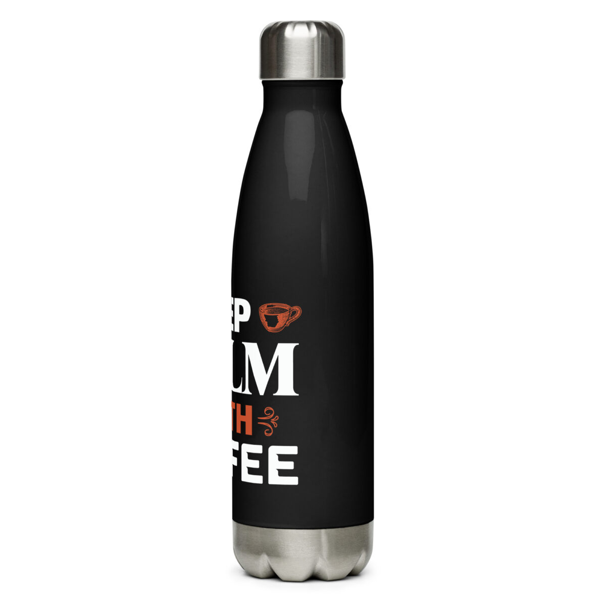 stainless steel water bottle black 17oz left 6495574fe7bf9