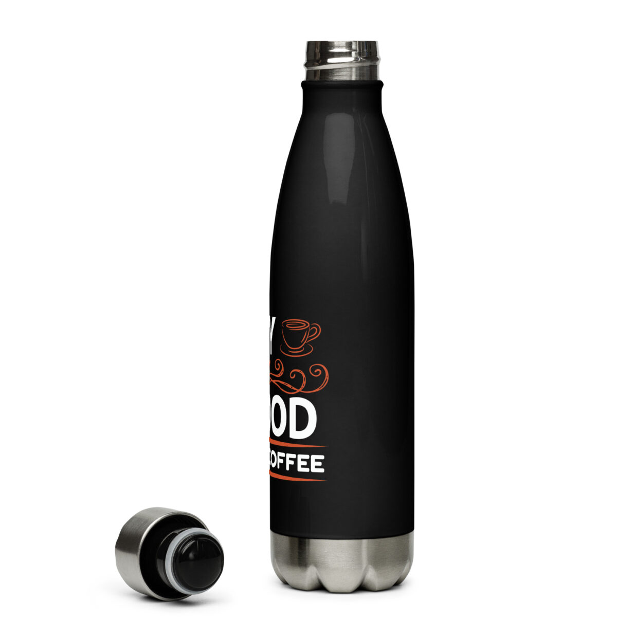 stainless steel water bottle black 17oz left 64955838b131d