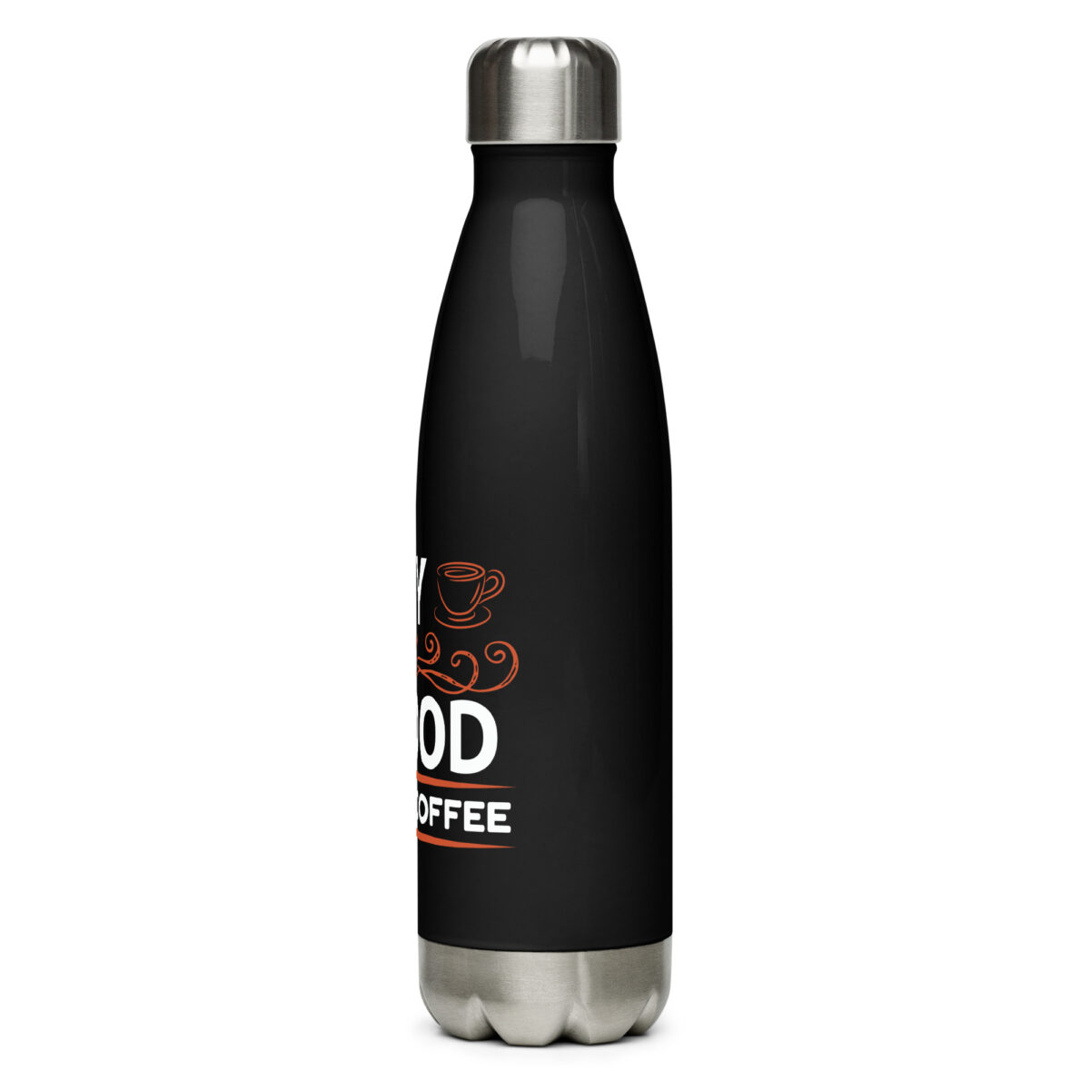 stainless steel water bottle black 17oz left 64955838b13be