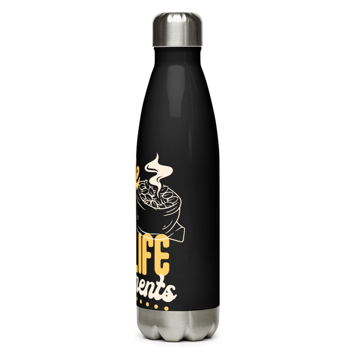 stainless steel water bottle black 17oz left 649986ed0e6ea