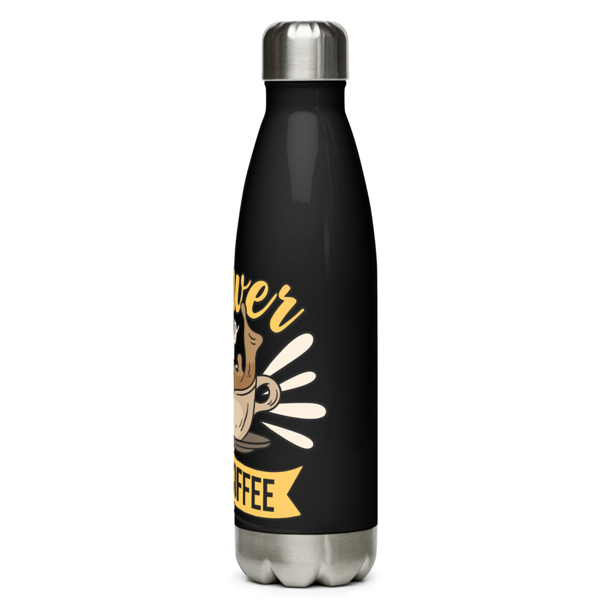 stainless steel water bottle black 17oz left 649987c80ce25