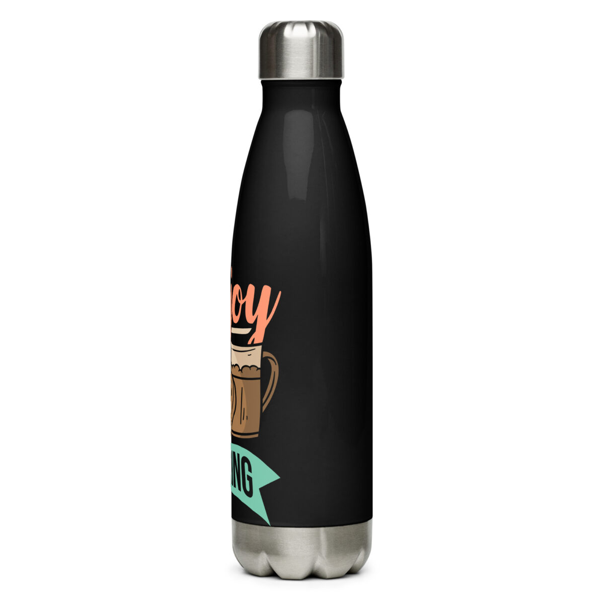 stainless steel water bottle black 17oz left 64998a8a0bb7c