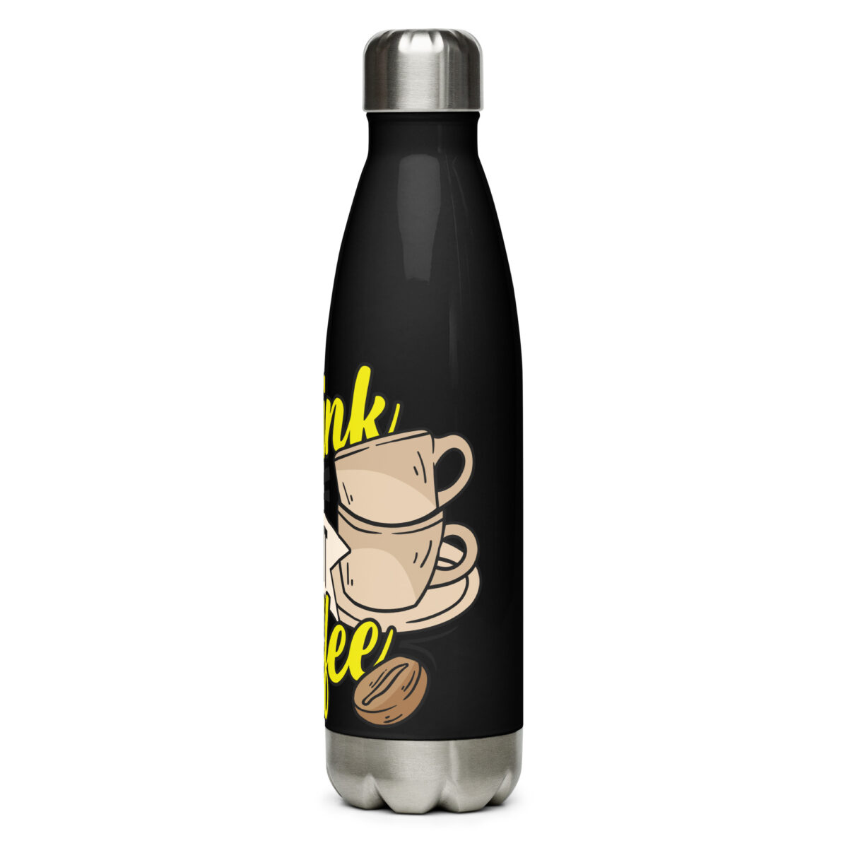 stainless steel water bottle black 17oz left 64998cfcbe2bc