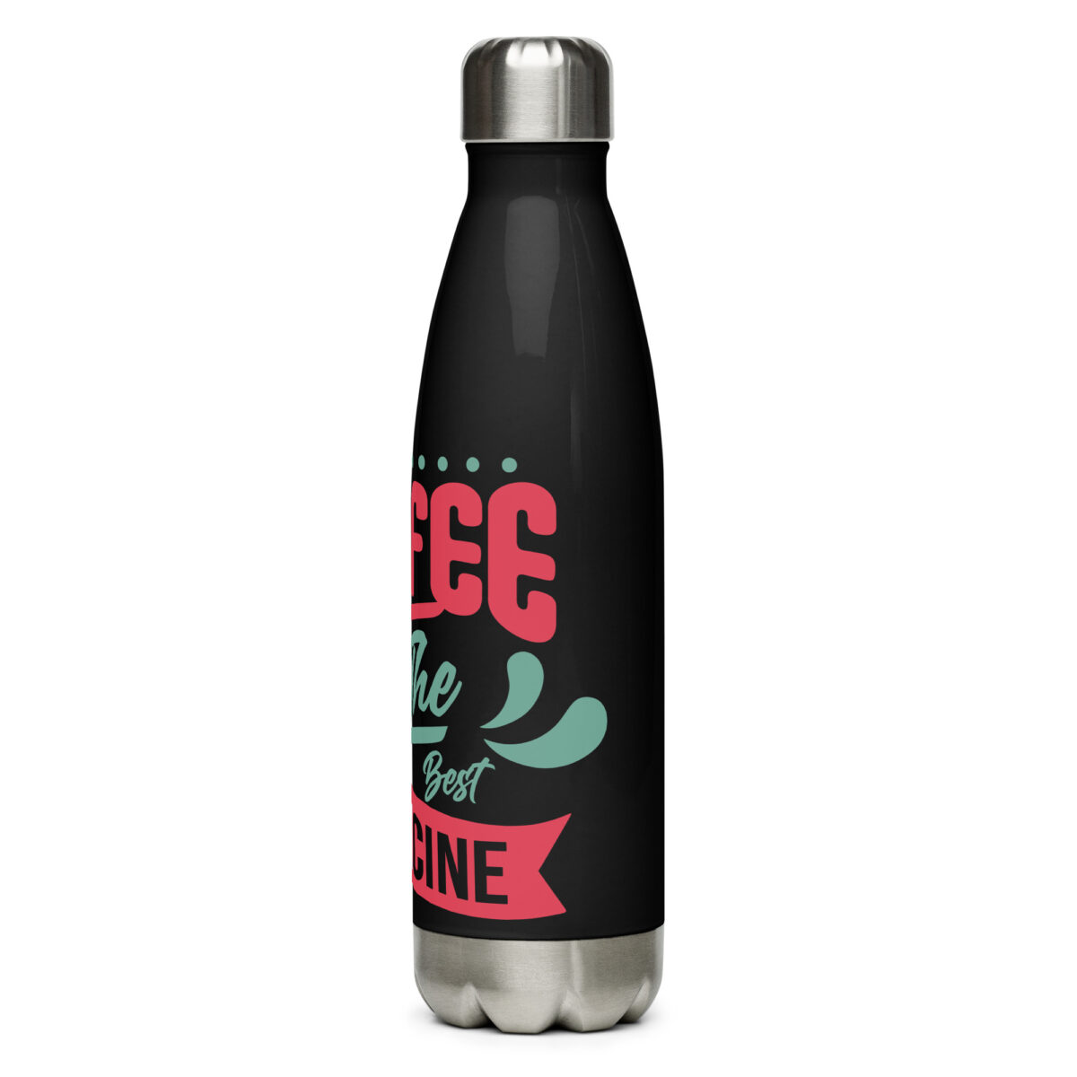 stainless steel water bottle black 17oz left 64998fff5a94b