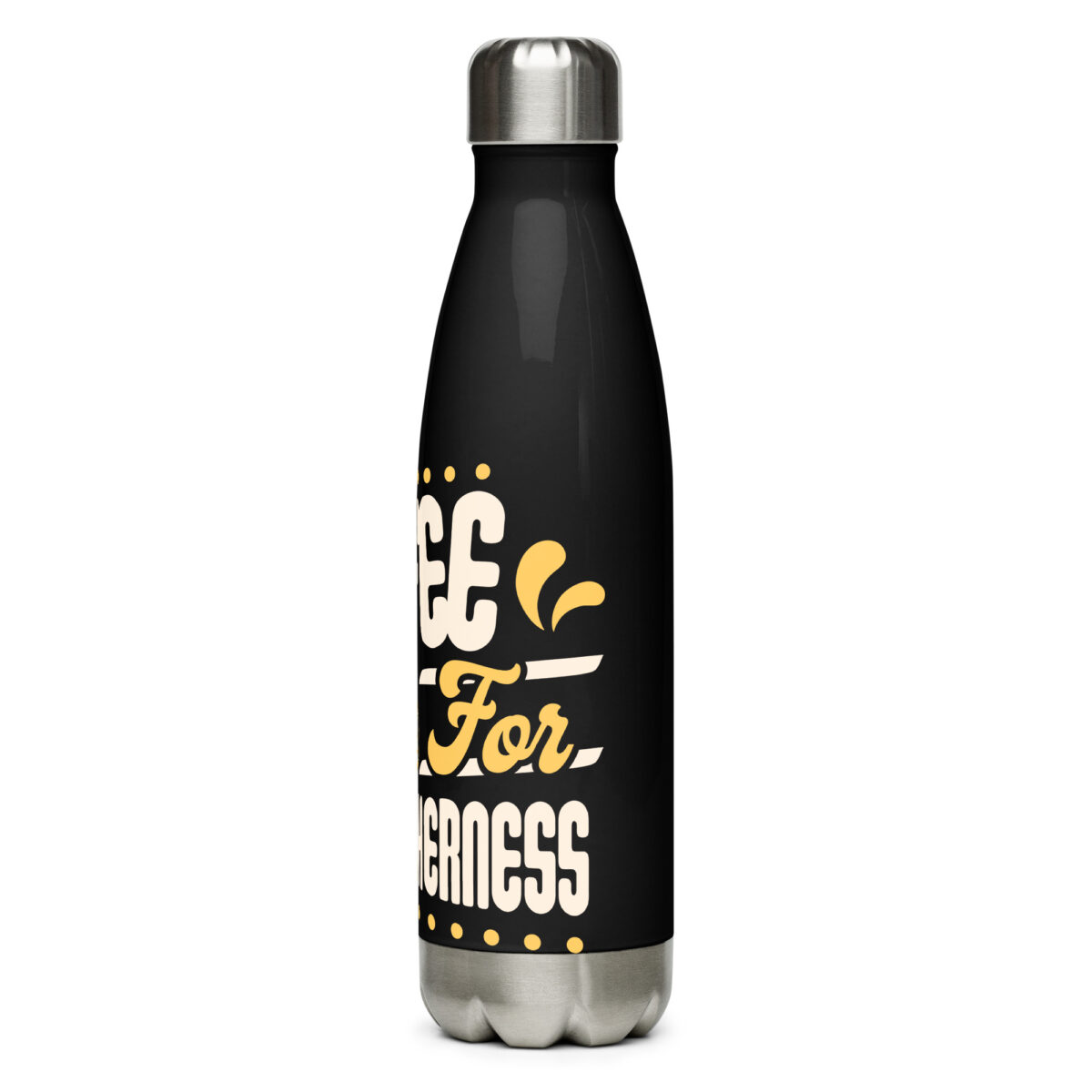 stainless steel water bottle black 17oz left 6499906eb2726