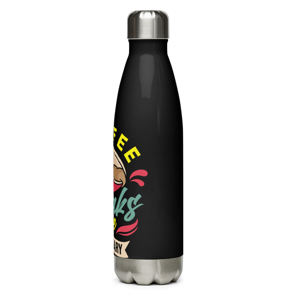 stainless steel water bottle black 17oz left 6499917e721b4