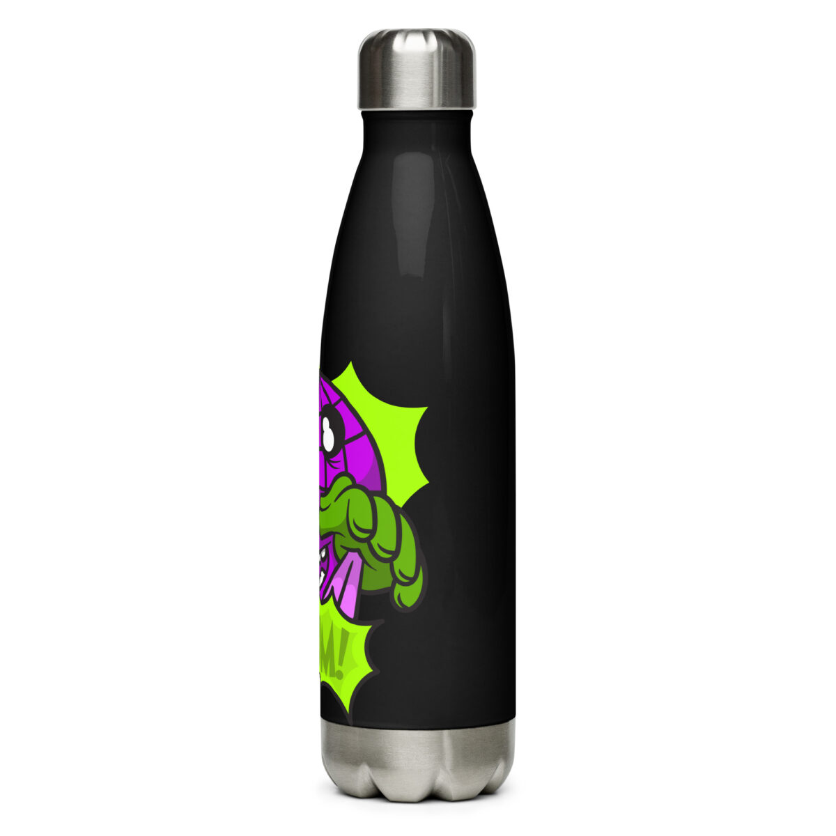 stainless steel water bottle black 17oz left 6499b7e65feb4