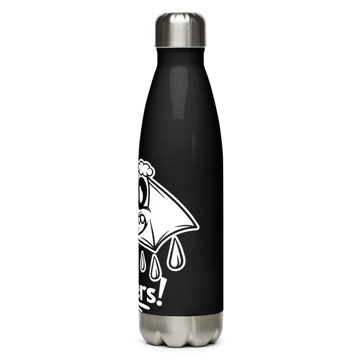 stainless steel water bottle black 17oz left 6499ba6bbee44