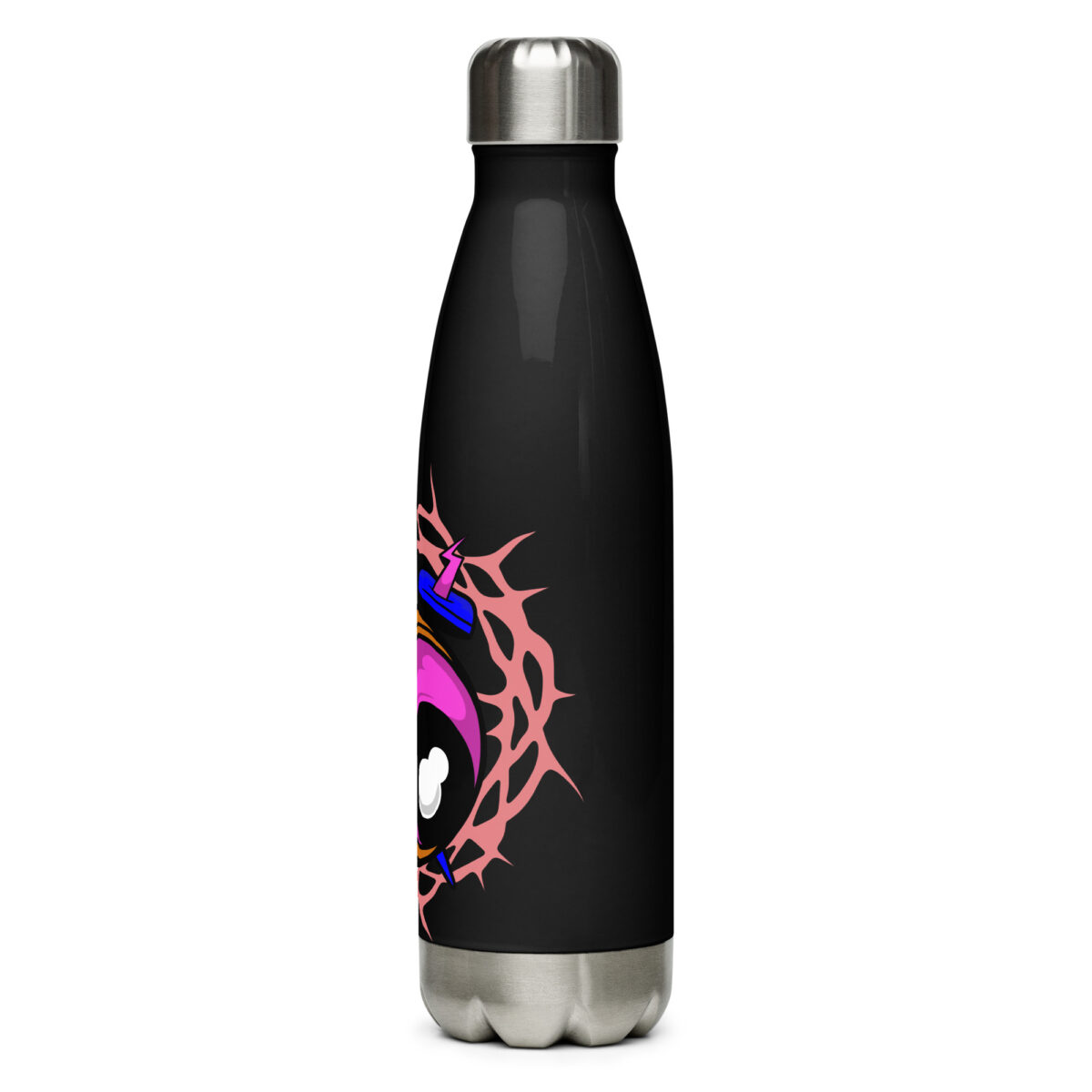 stainless steel water bottle black 17oz left 6499c4b95a58a