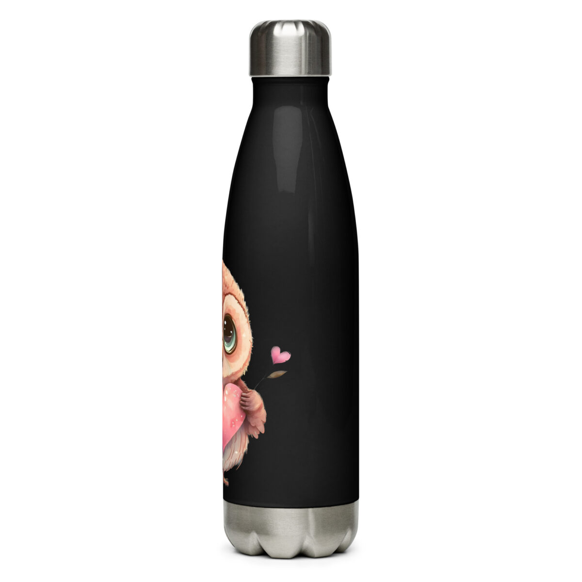 stainless steel water bottle black 17oz left 6499c905adcac