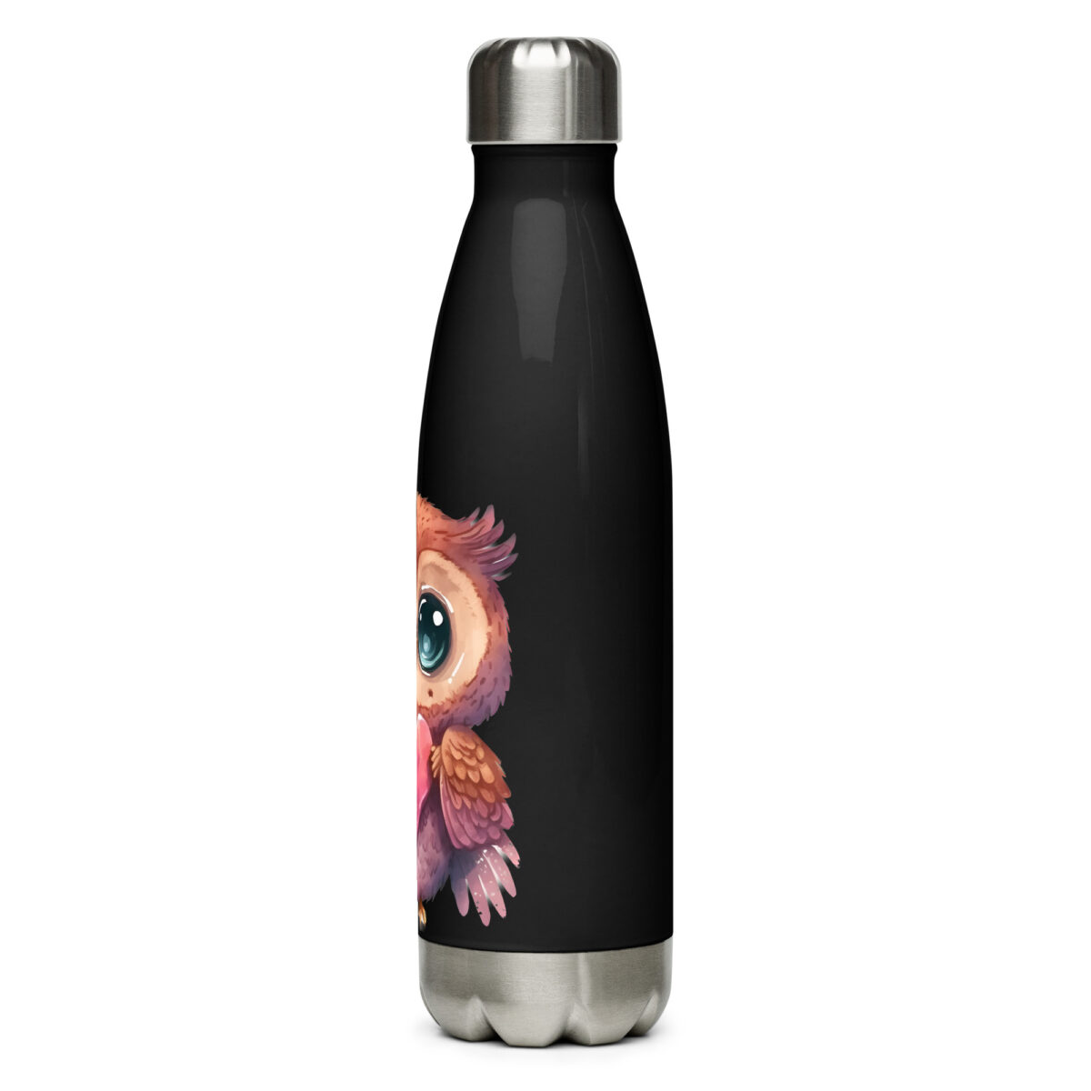 stainless steel water bottle black 17oz left 6499c966d5165