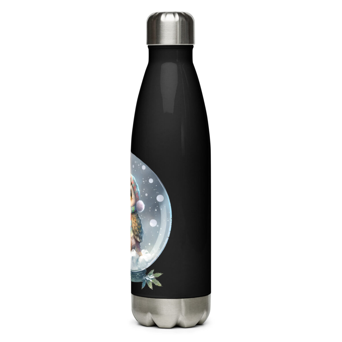 stainless steel water bottle black 17oz left 6499cb8ba9cfe