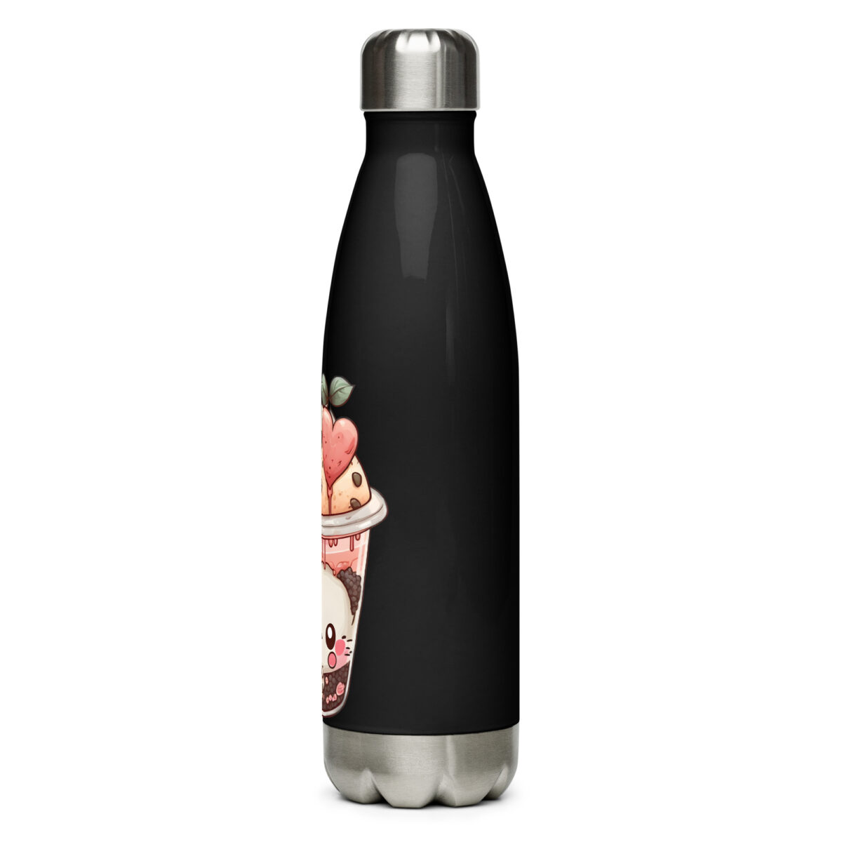 stainless steel water bottle black 17oz left 6499ccaed88ff