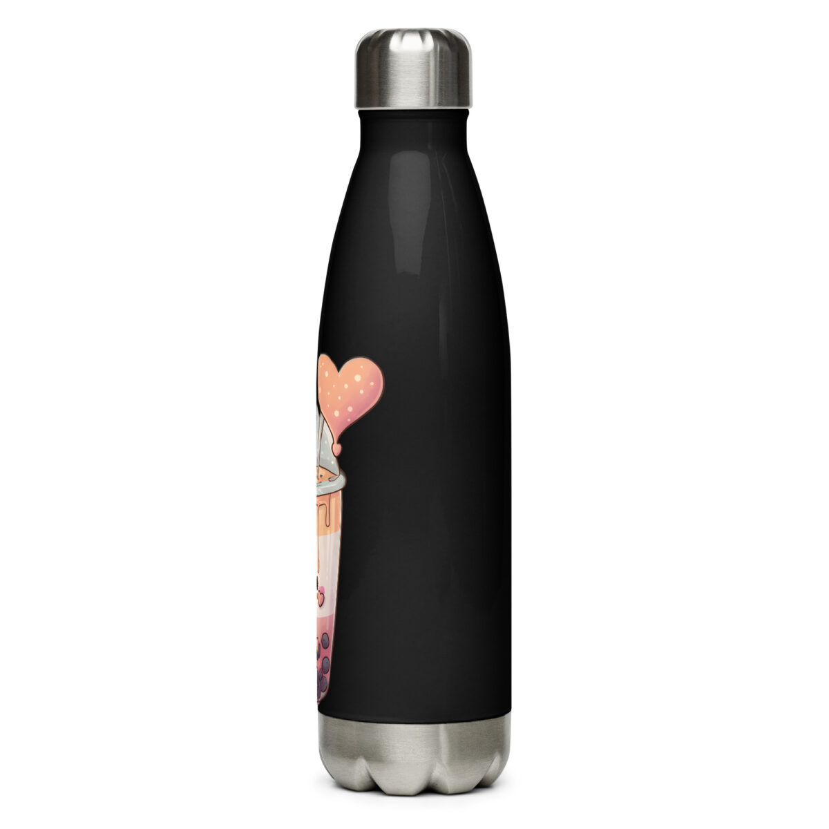 stainless steel water bottle black 17oz left 6499cd7a07e1a