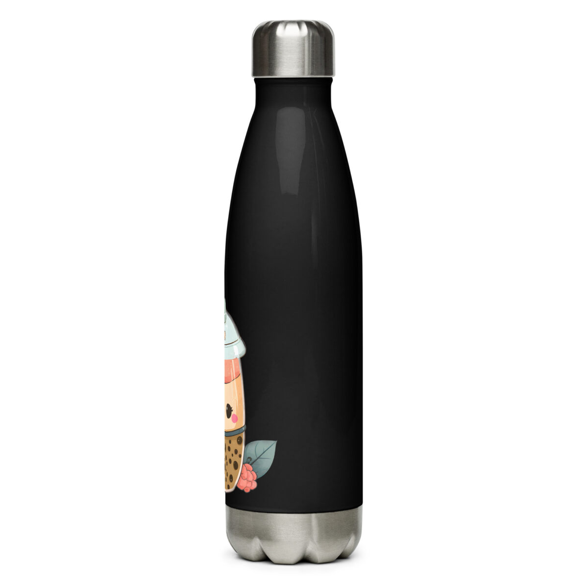 stainless steel water bottle black 17oz left 6499cdc1c9912