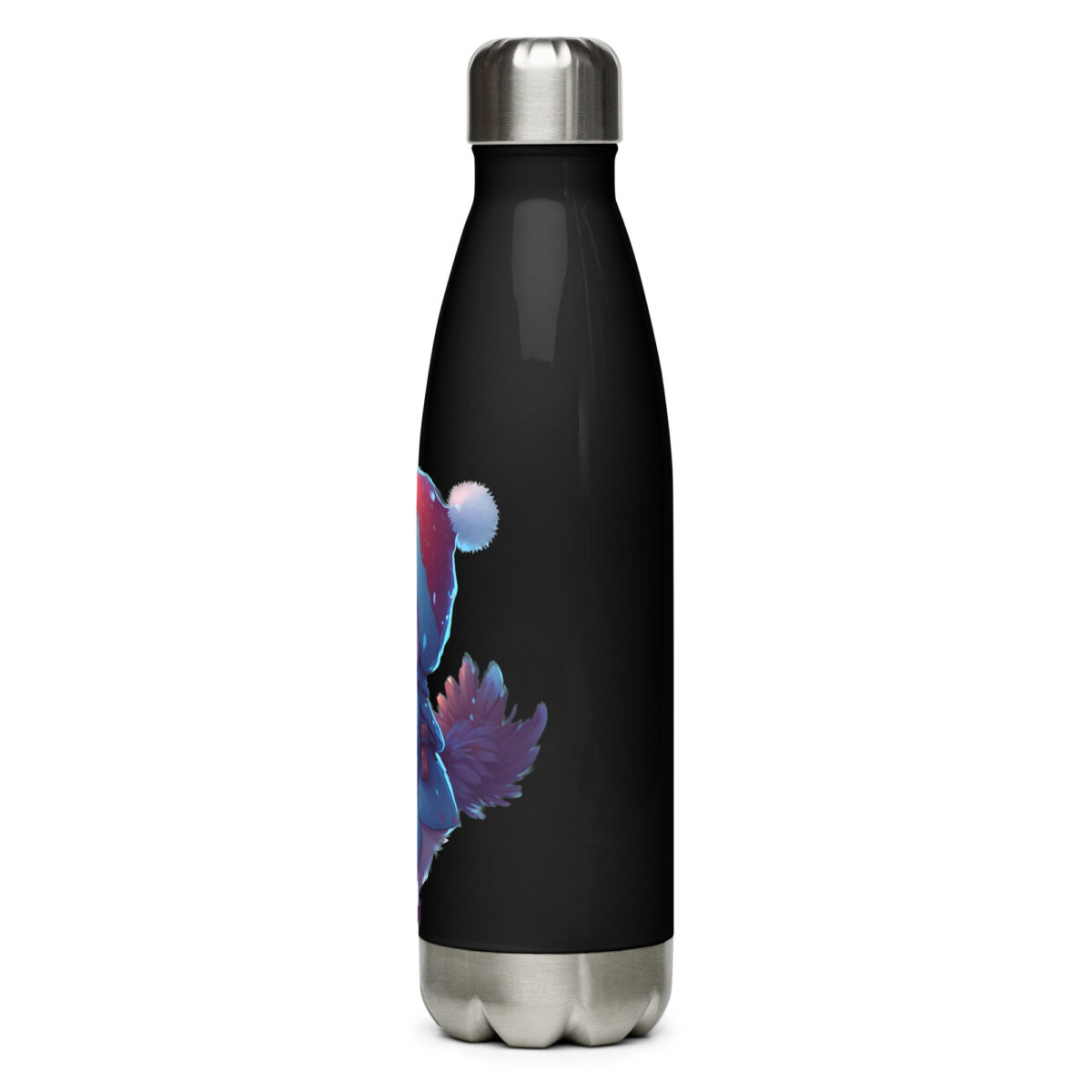 stainless steel water bottle black 17oz left 6499d116d0254