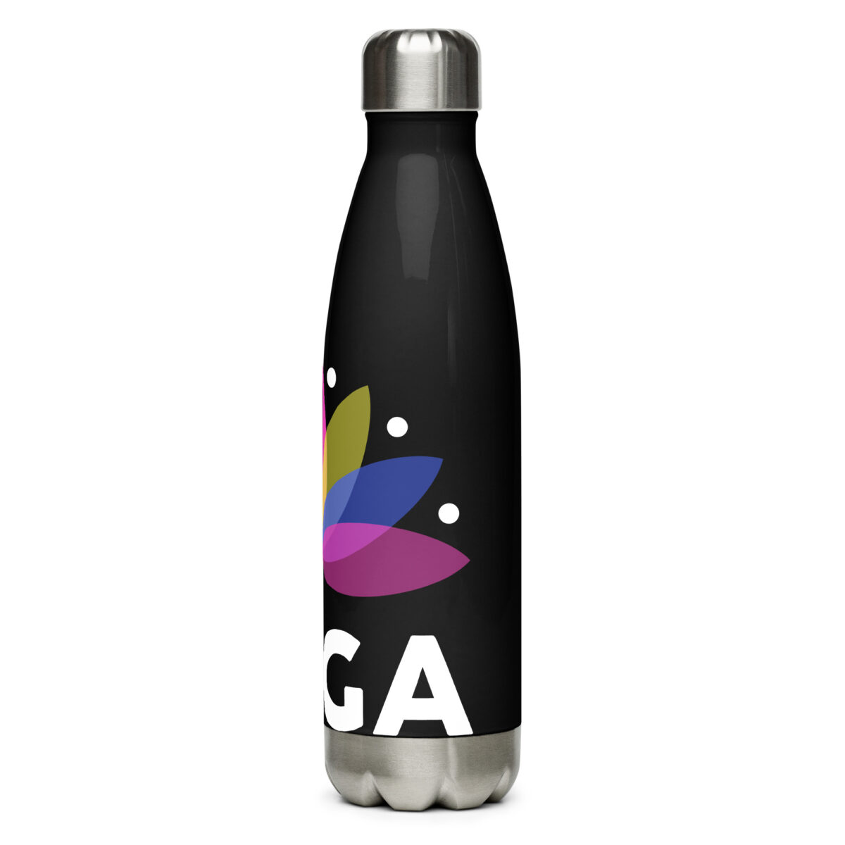 stainless steel water bottle black 17oz left 649ab7638d4d1