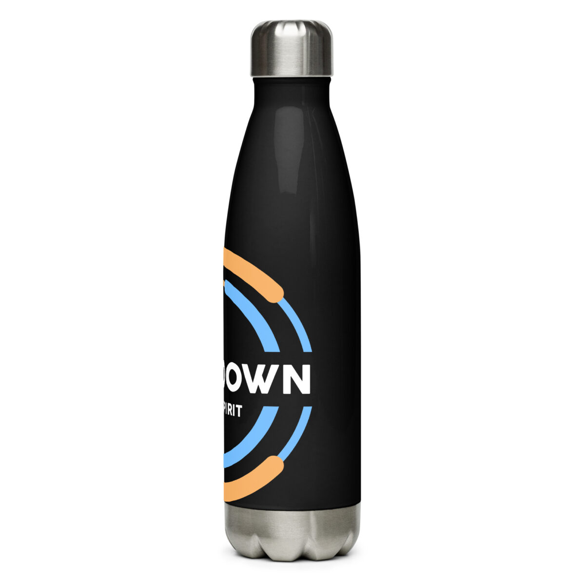 stainless steel water bottle black 17oz left 649ac257bd562