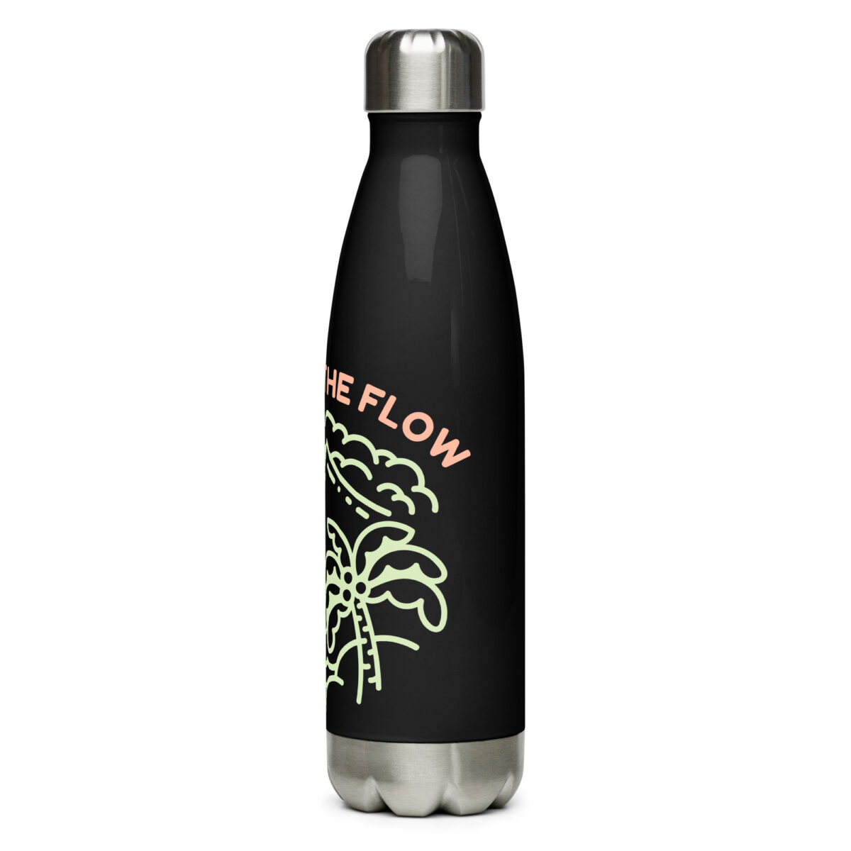 stainless steel water bottle black 17oz left 649d87871351c