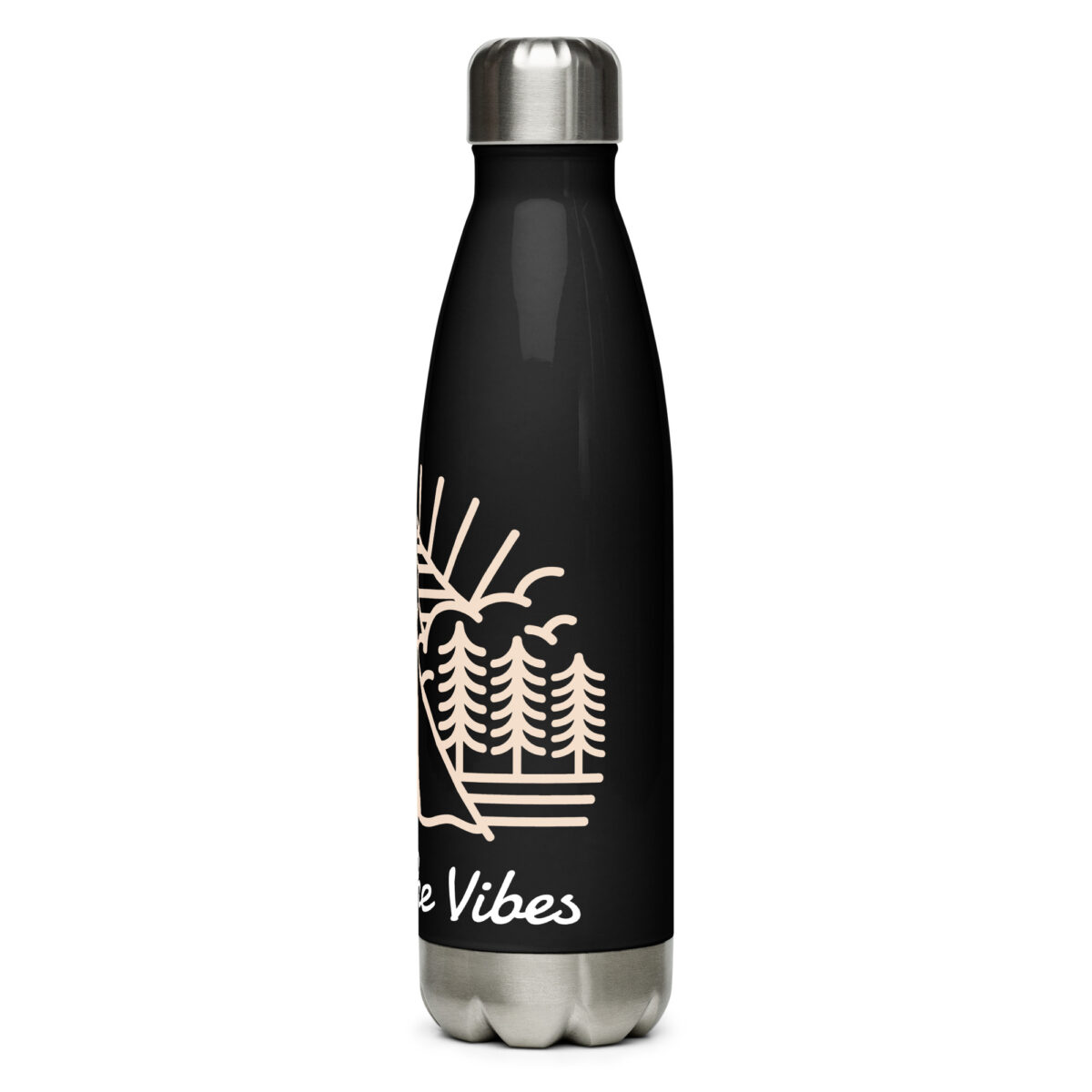 stainless steel water bottle black 17oz left 649d898db6212