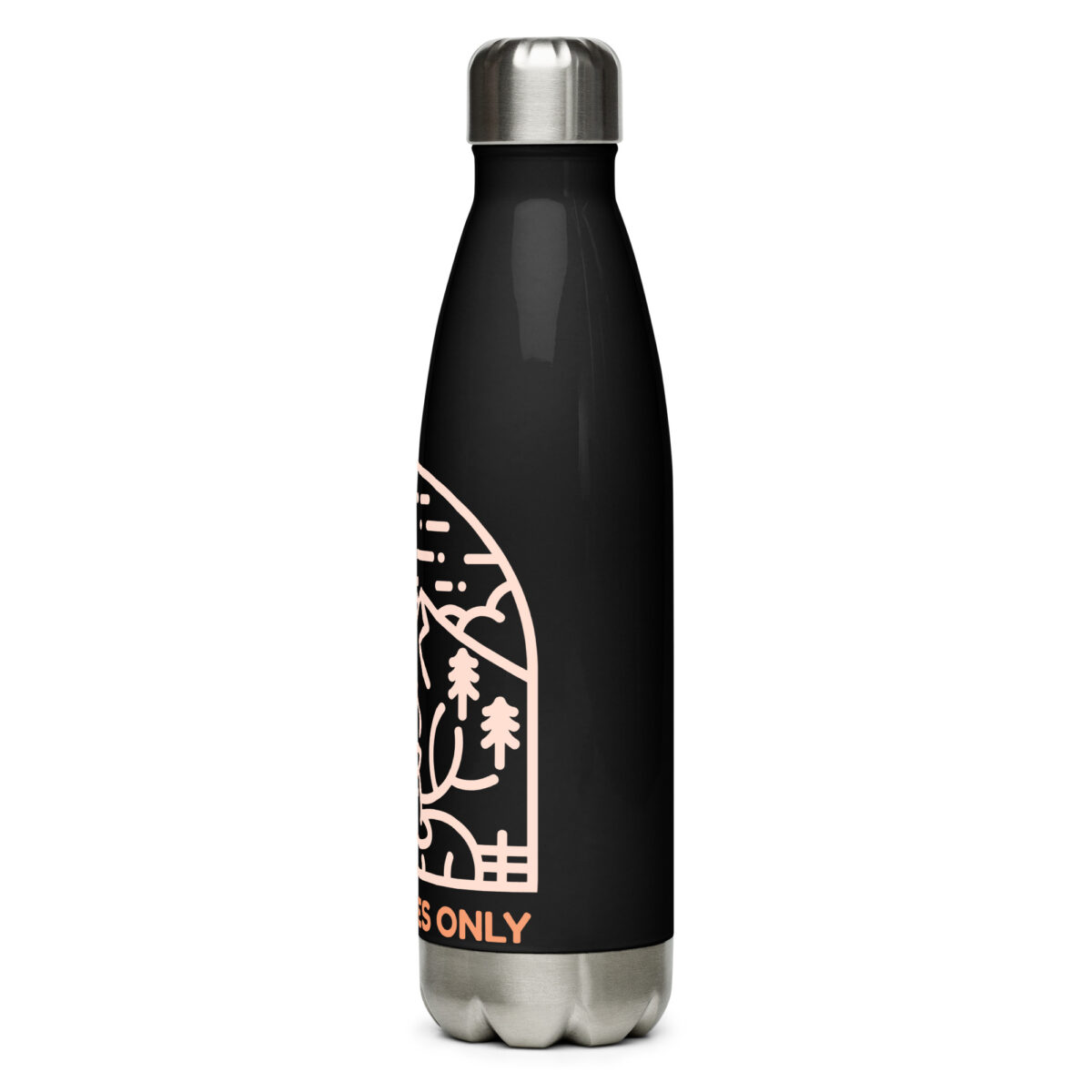 stainless steel water bottle black 17oz left 649d8c3f39dd6