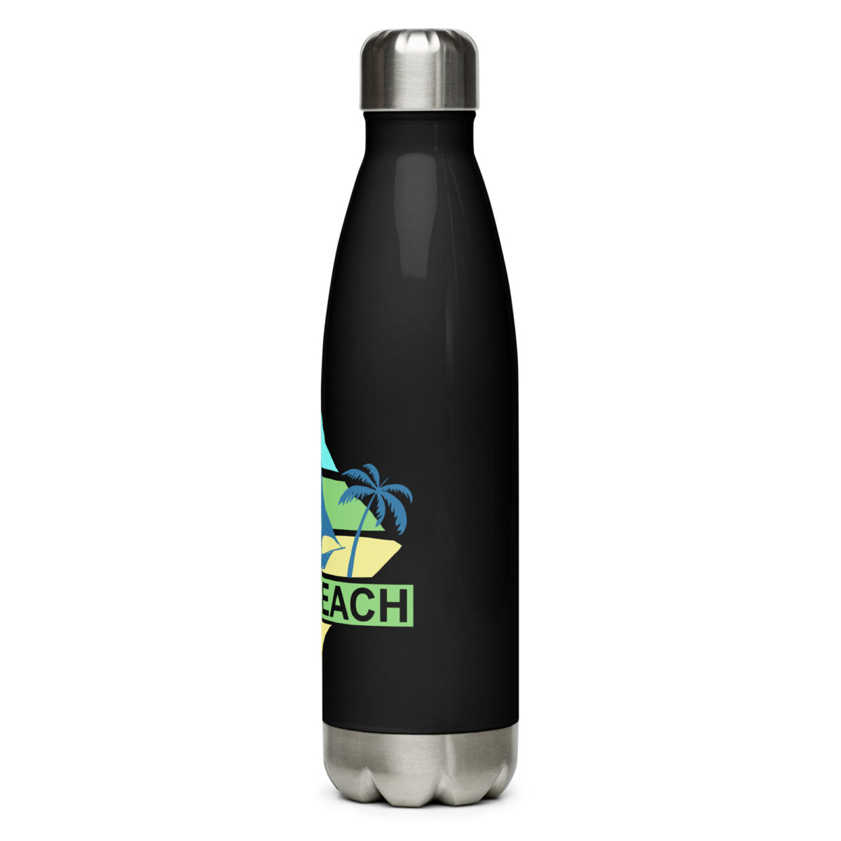 stainless steel water bottle black 17oz left 649db7510cad0