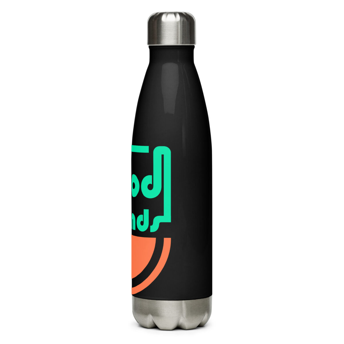 stainless steel water bottle black 17oz left 649dc14eac95c