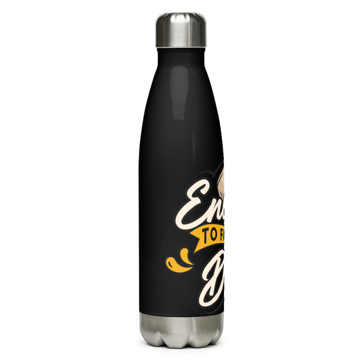 stainless steel water bottle black 17oz right 64998b410e354