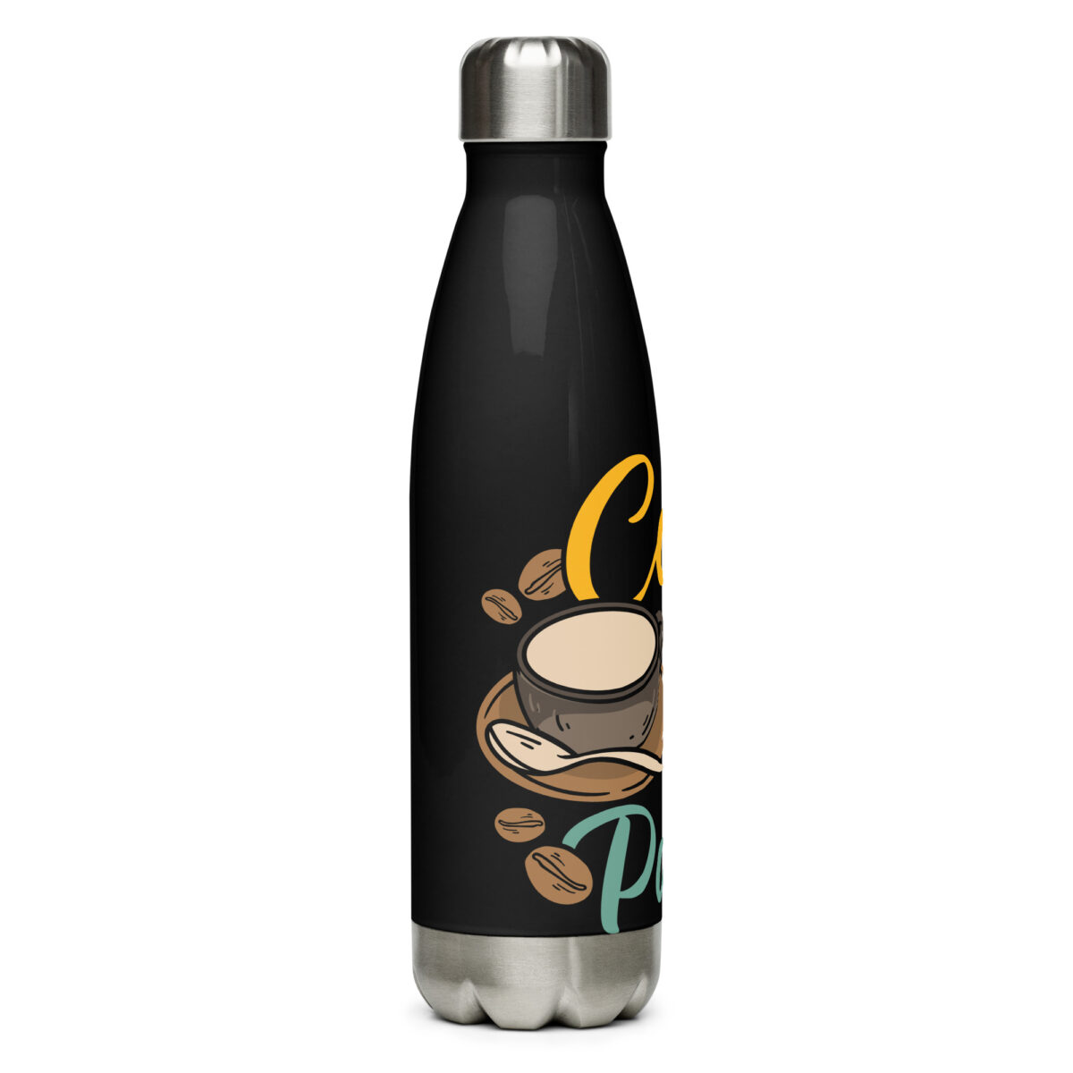 stainless steel water bottle black 17oz right 64998eaeb7473