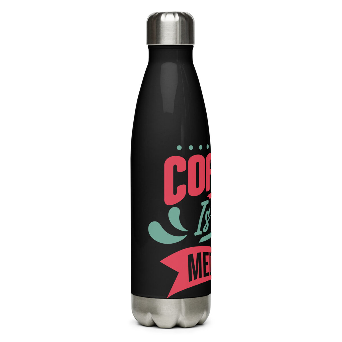 stainless steel water bottle black 17oz right 64998fff5a8ce