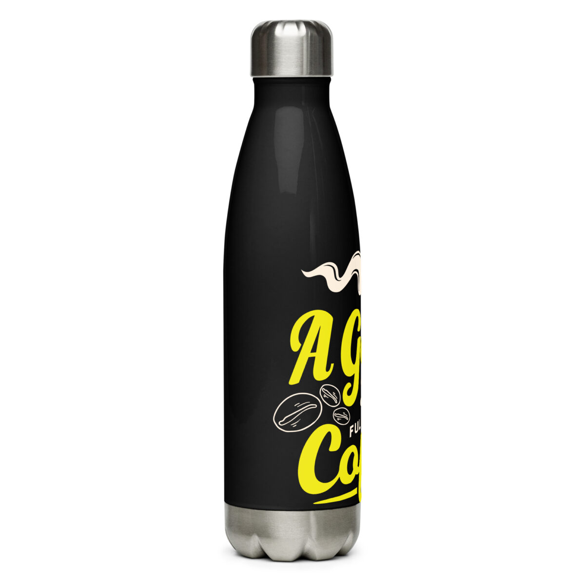 stainless steel water bottle black 17oz right 649993c82d669