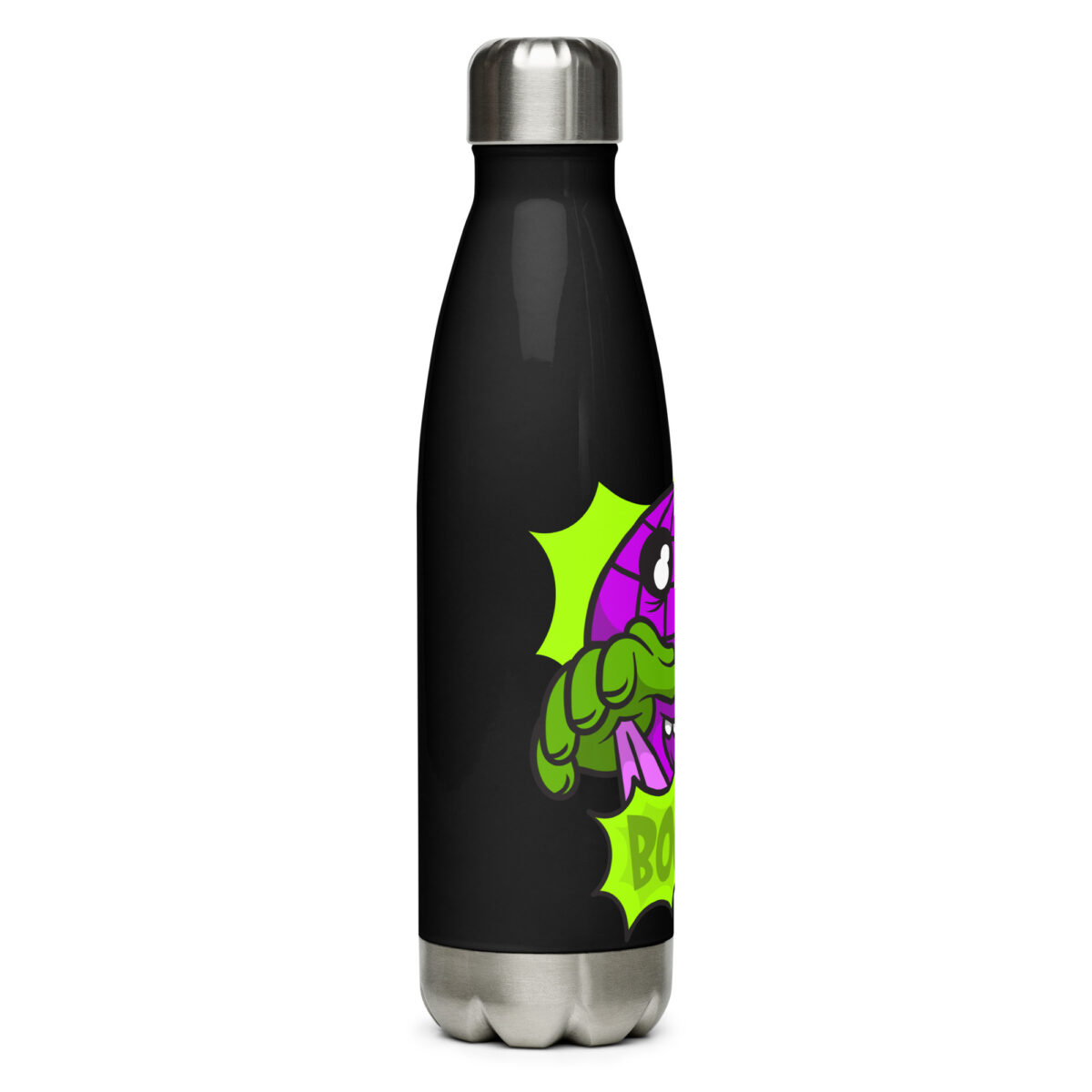 stainless steel water bottle black 17oz right 6499b7e65fdf6