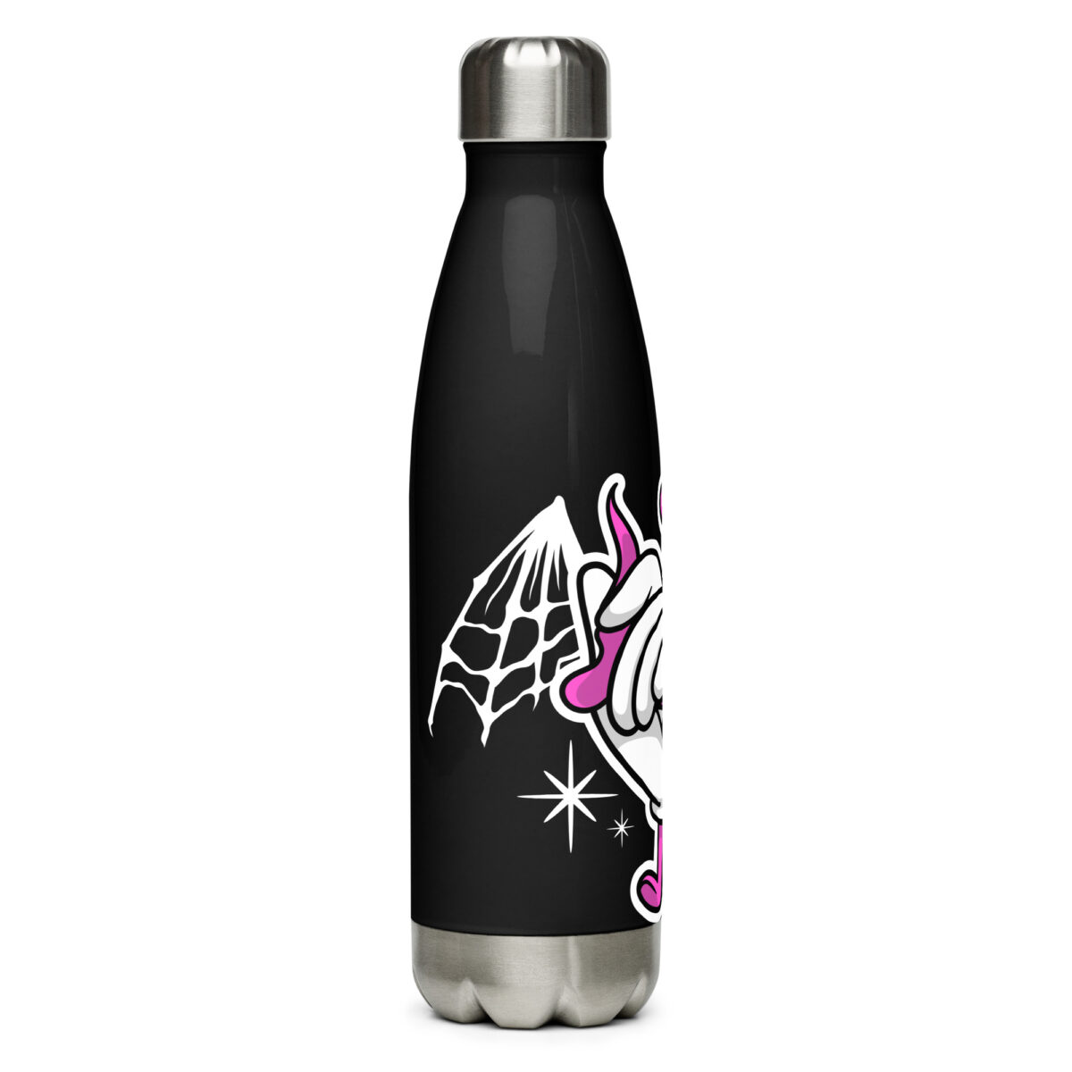 stainless steel water bottle black 17oz right 6499b973da81b