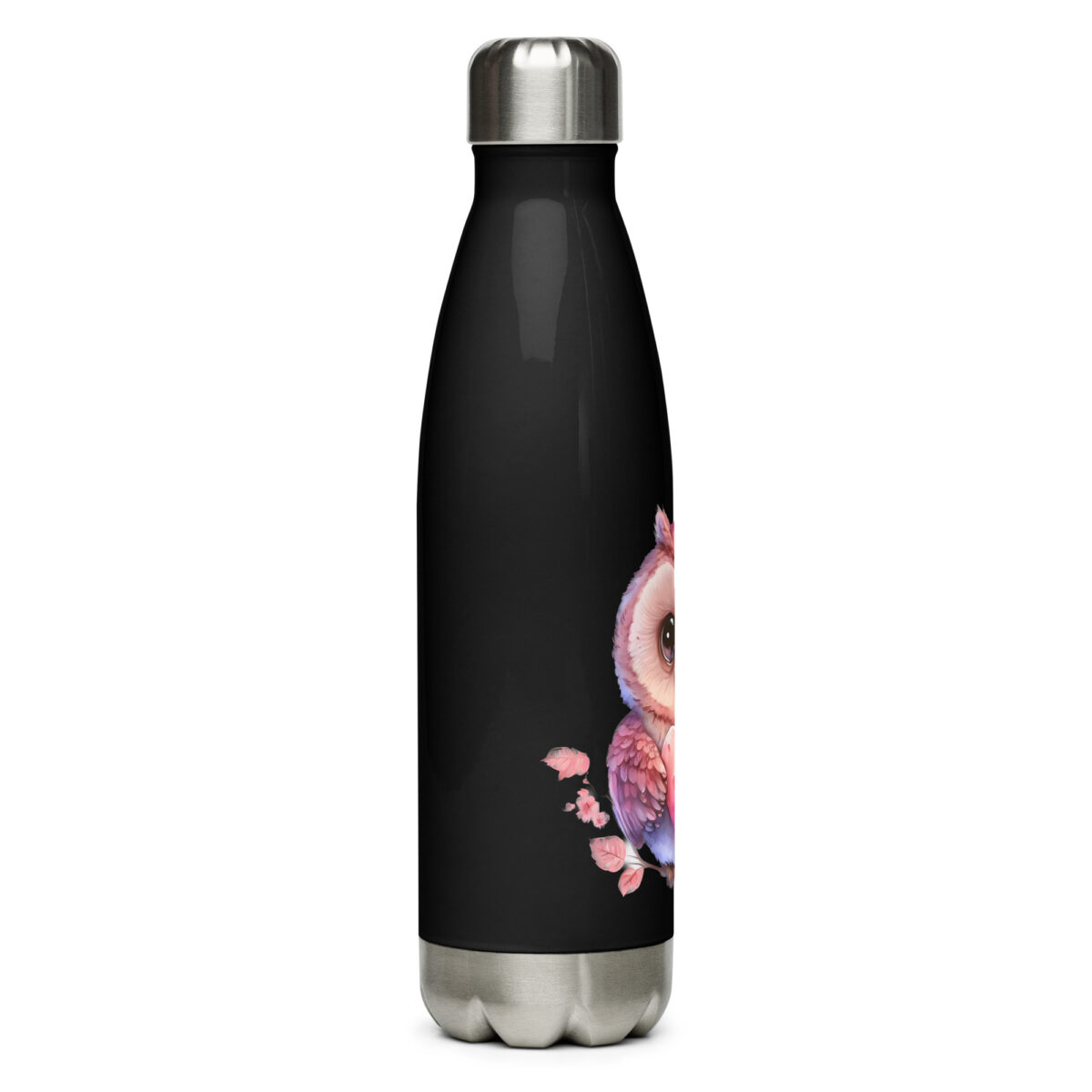 stainless steel water bottle black 17oz right 6499c70fdd0de