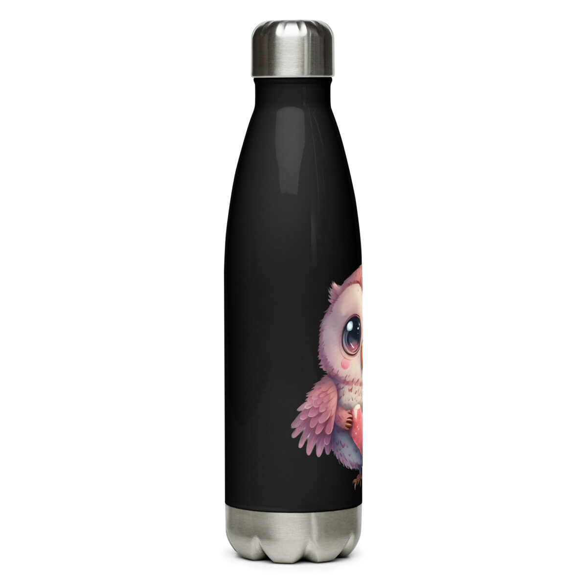 stainless steel water bottle black 17oz right 6499c86fce803