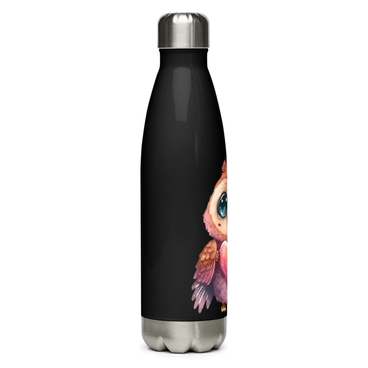 stainless steel water bottle black 17oz right 6499c966d50f3