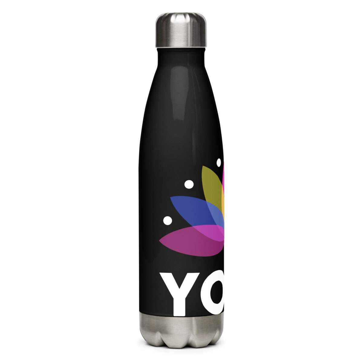 stainless steel water bottle black 17oz right 649ab7638d450