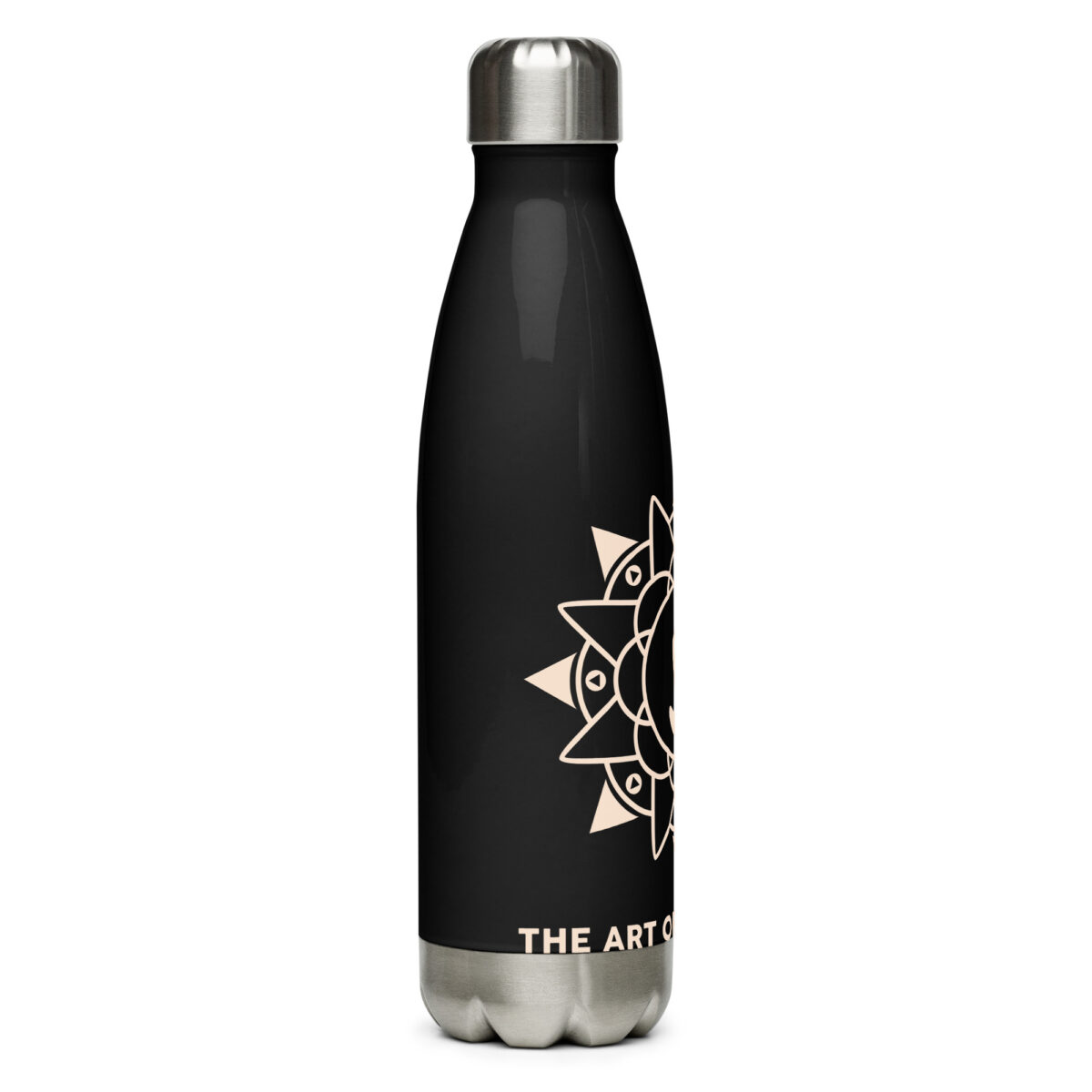 stainless steel water bottle black 17oz right 649ab9f8da5db