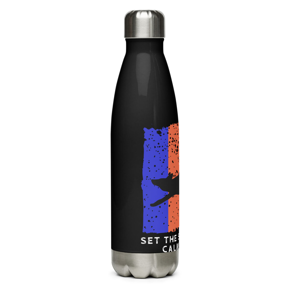 stainless steel water bottle black 17oz right 649aba5f6525d