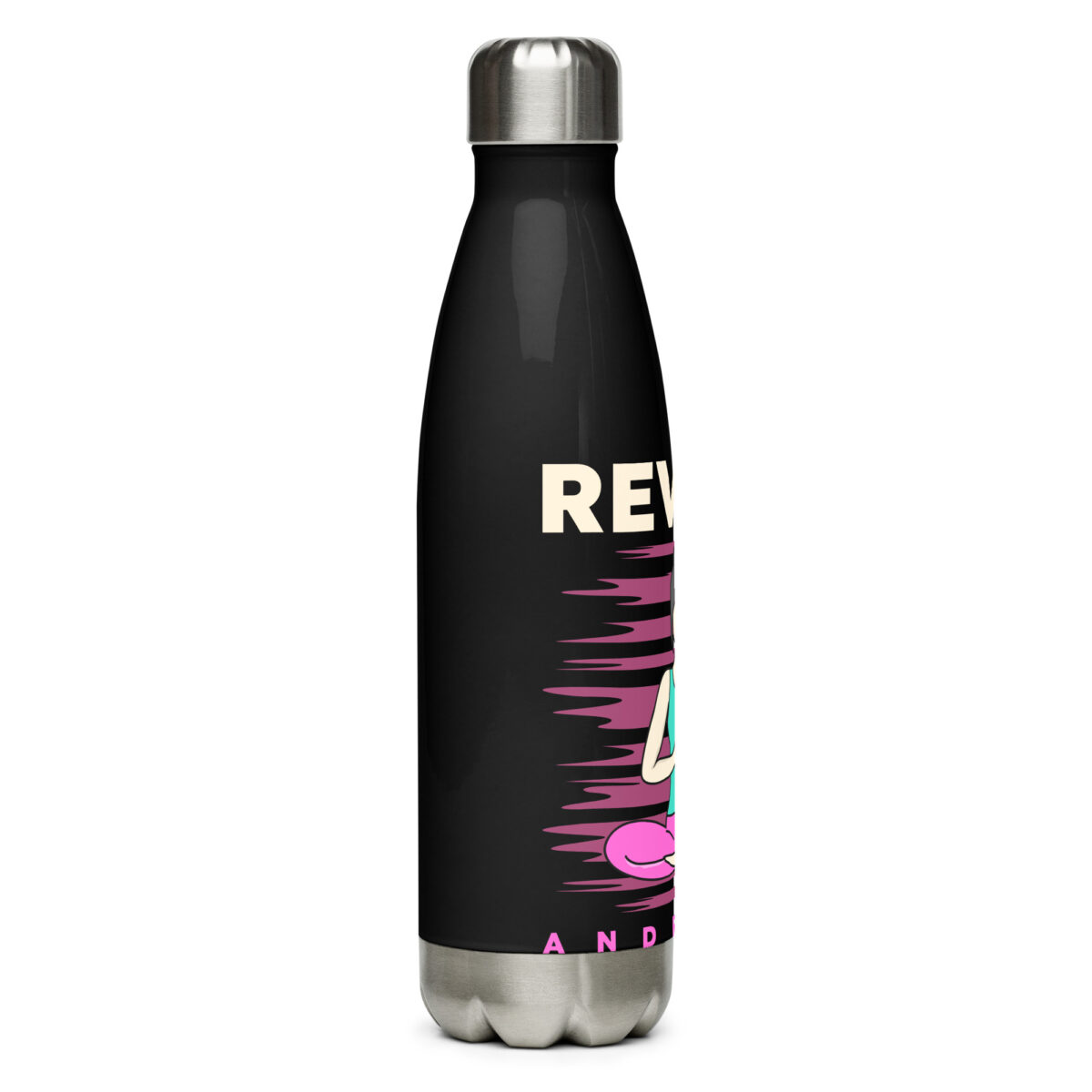 stainless steel water bottle black 17oz right 649abaf0edfb1