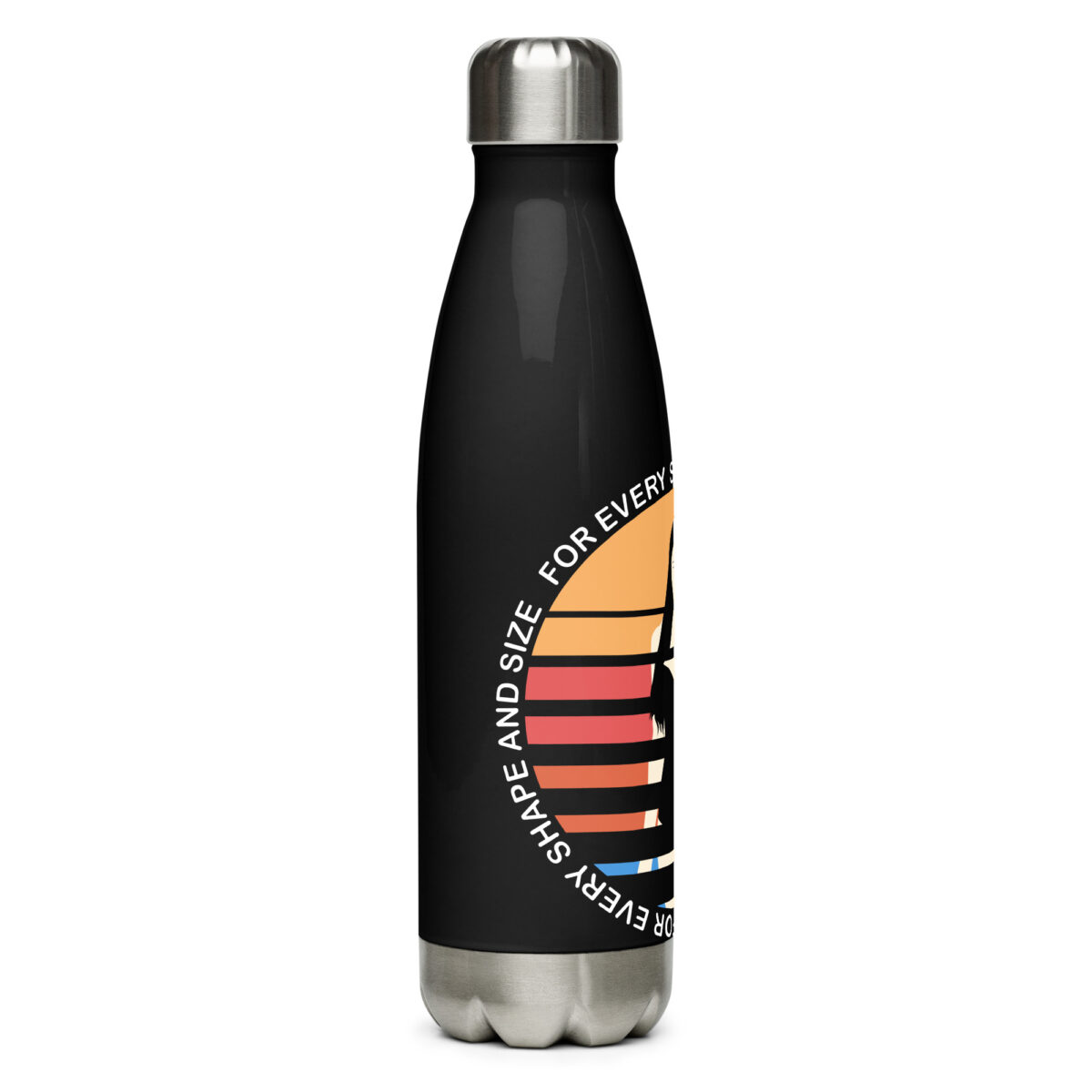 stainless steel water bottle black 17oz right 649ac1275b43e