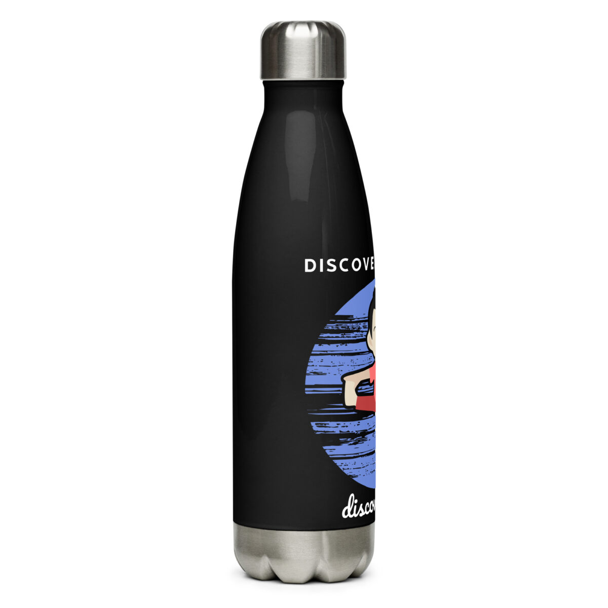 stainless steel water bottle black 17oz right 649ac1e3bd7ce